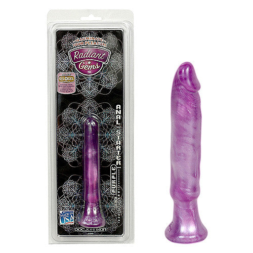 Doc Johnson Radiant Gems Anal Starter 6 inch