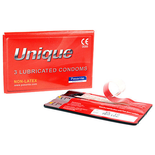 Pasante Unique Non Latex Condoms