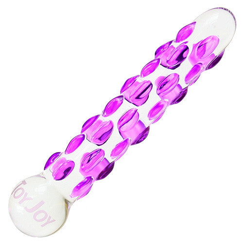 Toy Joy Glass Worxx Diamond Dazzler Glass Dildo