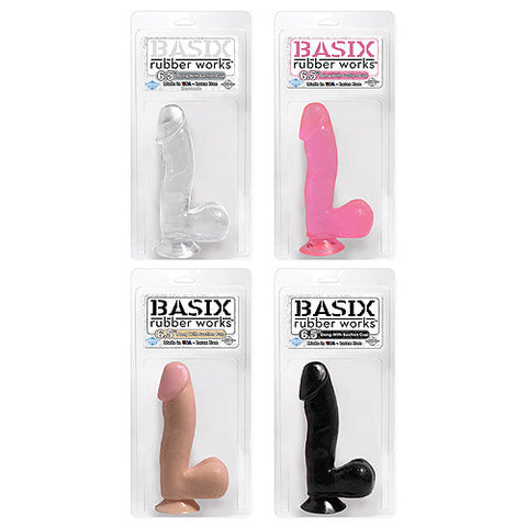 BASIX 6.5 inch Suction Cup Dong