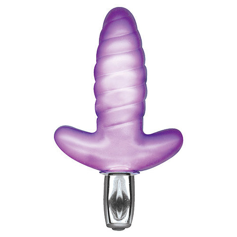 Velvet Kiss Lavender Twist Anal Vibrator