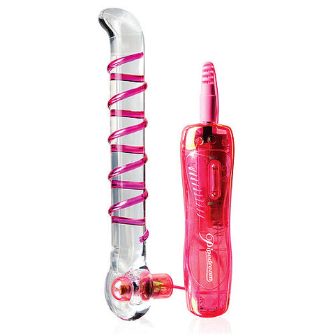 Icicles 10 Function Glass G-Spot Vibrating Wand No 4