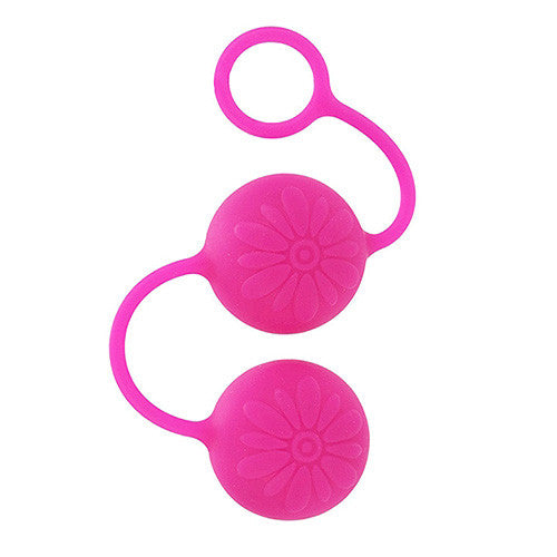 Posh Silicone O Balls Pink