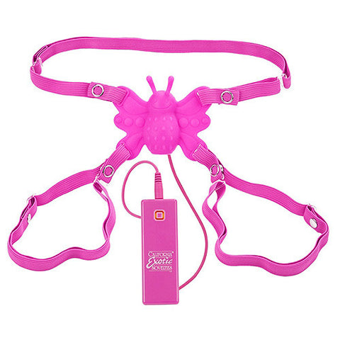 Posh 10 Function Silicone Butterfly Lovers Pink