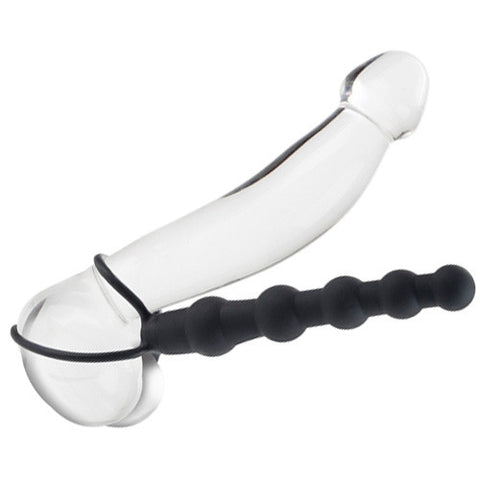 Silicone Love Rider Beaded Dual Penetrator